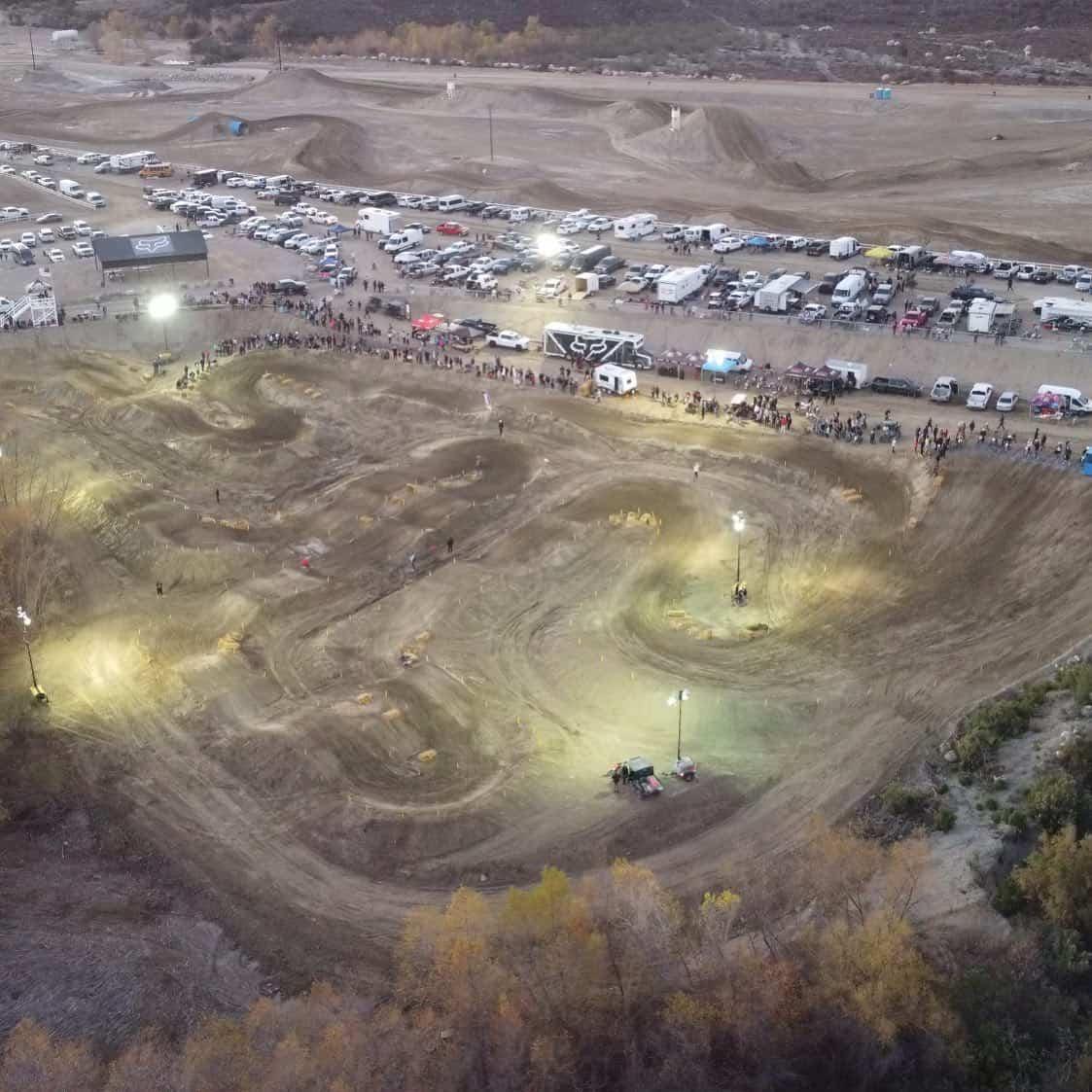 Fox Raceway at Pala map