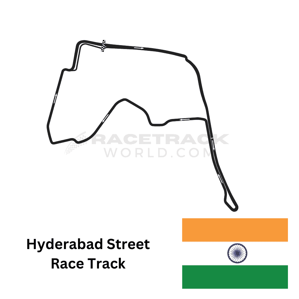 India Hyderabad Street Race Track