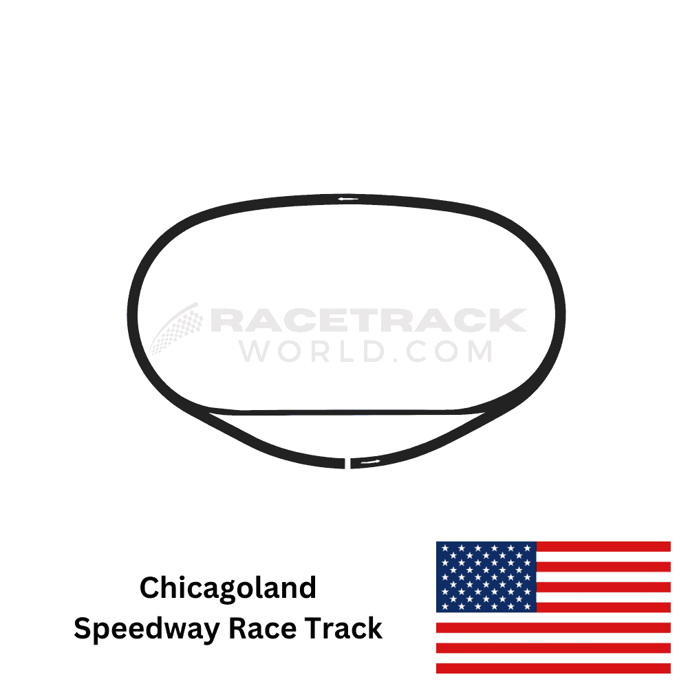 USA Chicagoland Speedway Race Track