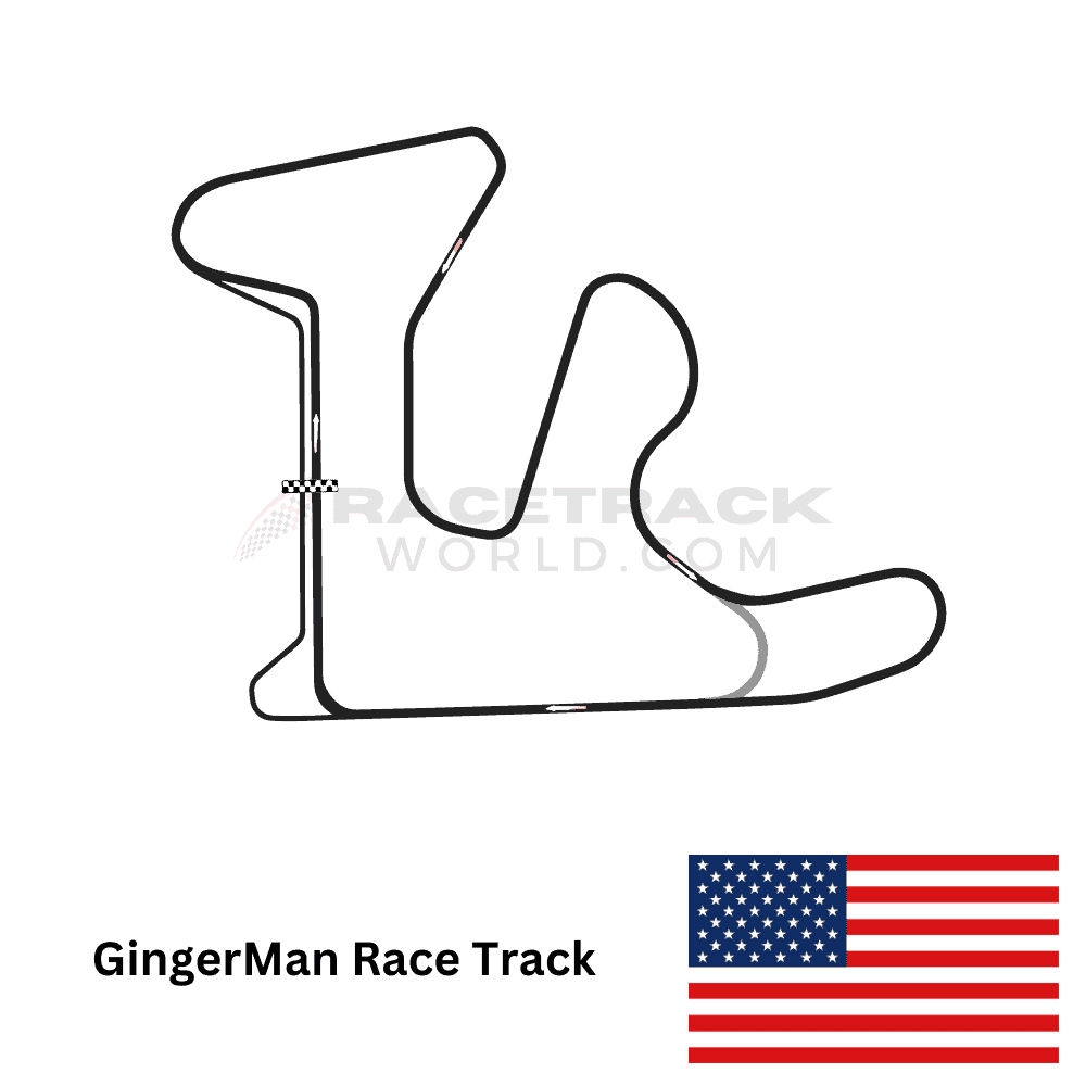 USA GingerMan Race Track