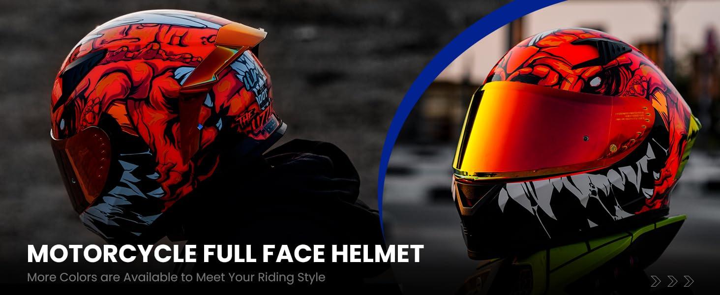 1Storm Dual Visor Helmet