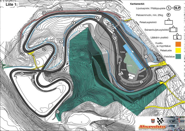 Ahvenisto-Race-Circuit-Map